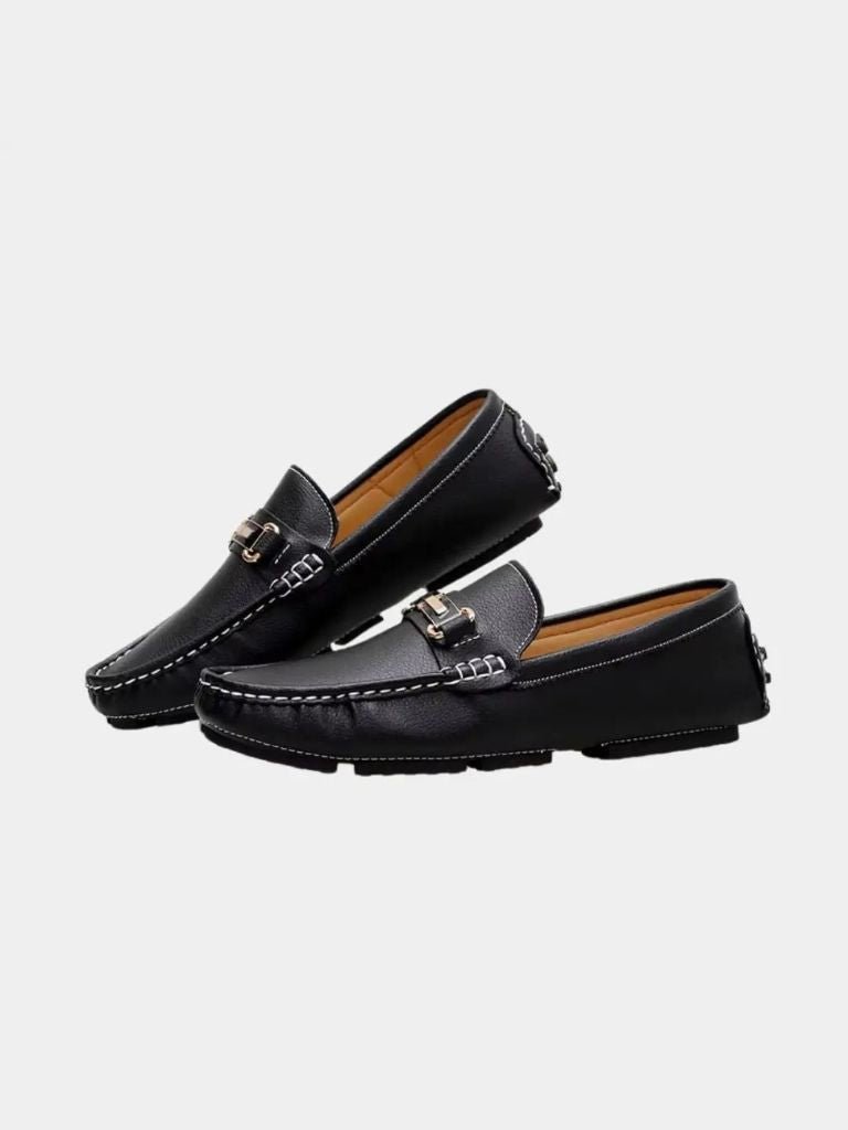 Italian Design Leather Loafers - Crown & Cuff