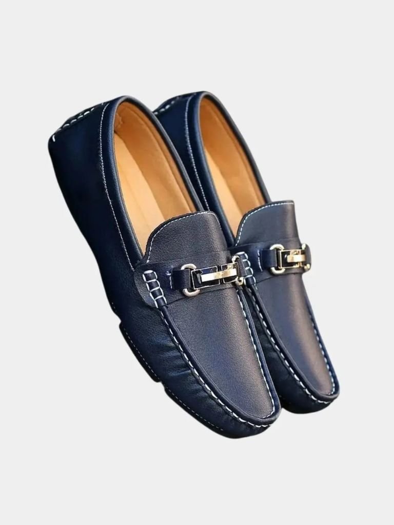 Italian Design Leather Loafers - Crown & Cuff