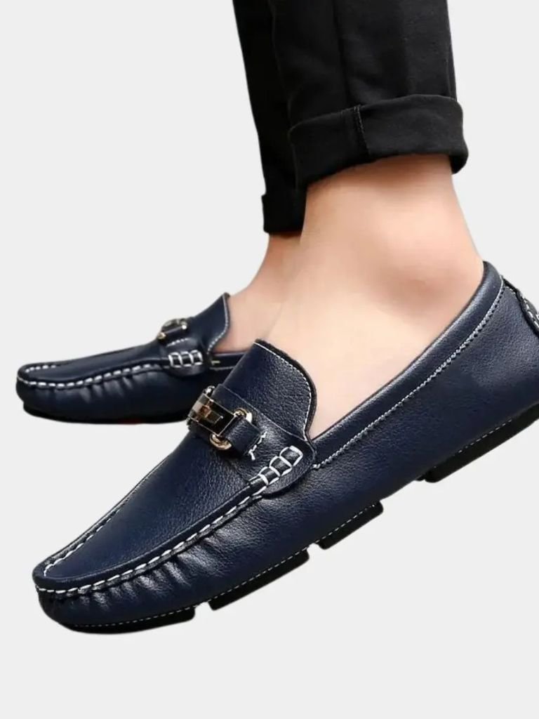 Italian Design Leather Loafers - Crown & Cuff