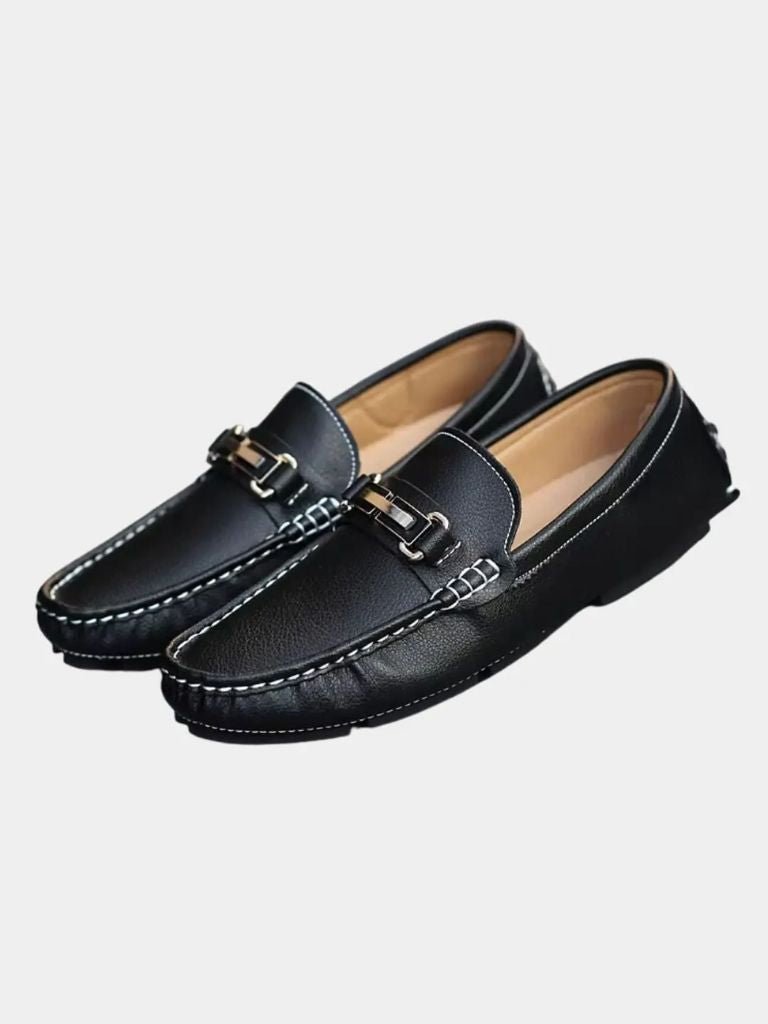 Italian Design Leather Loafers - Crown & Cuff