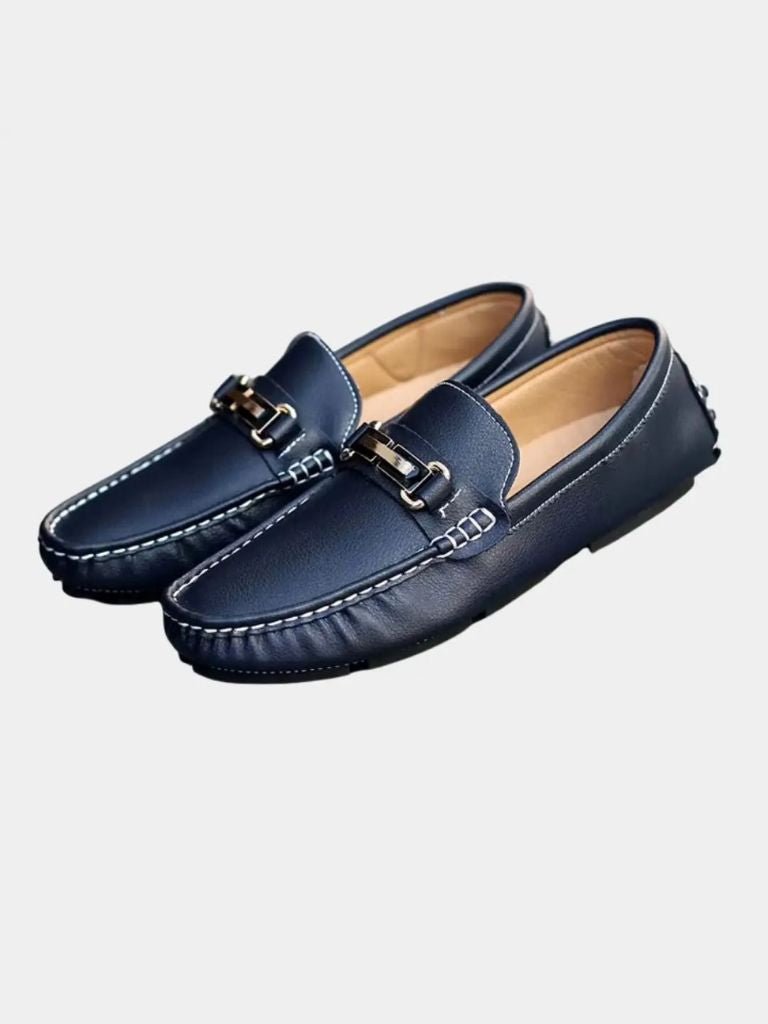 Italian Design Leather Loafers - Crown & Cuff