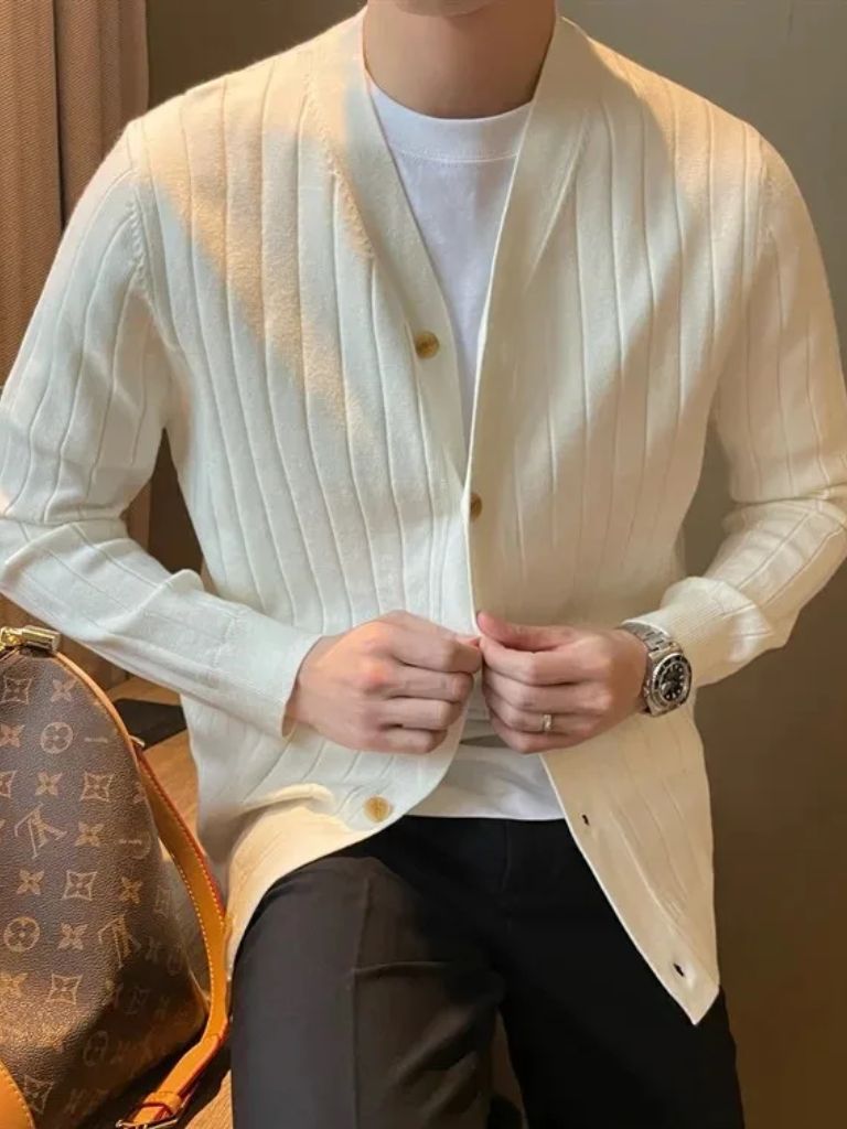 Knit Casual Cardigan - Crown & Cuff