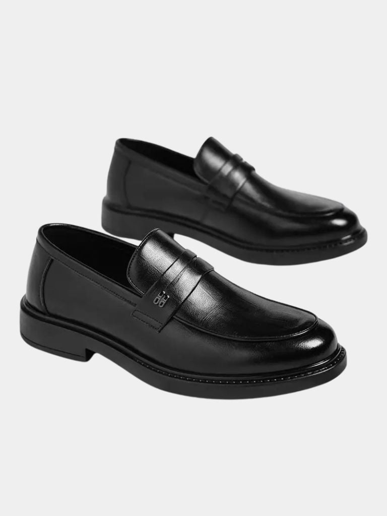 Leather Male Shoes Men Business - Crown & Cuff