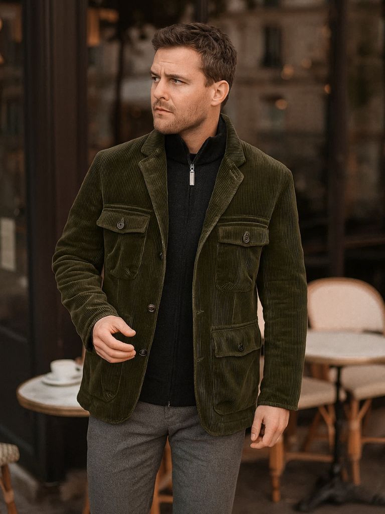 Men's Autumn Casual Jacket - Crown & Cuff