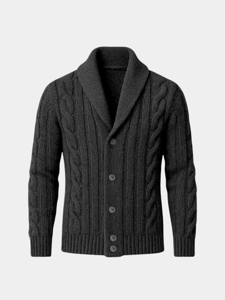 Men's Knitted Cardigan - Crown & Cuff