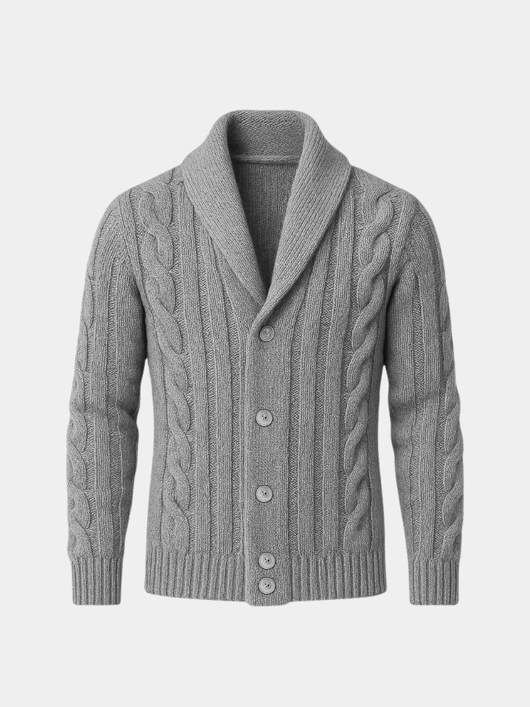 Men's Knitted Cardigan - Crown & Cuff