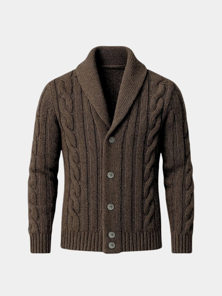 Men's Knitted Cardigan - Crown & Cuff