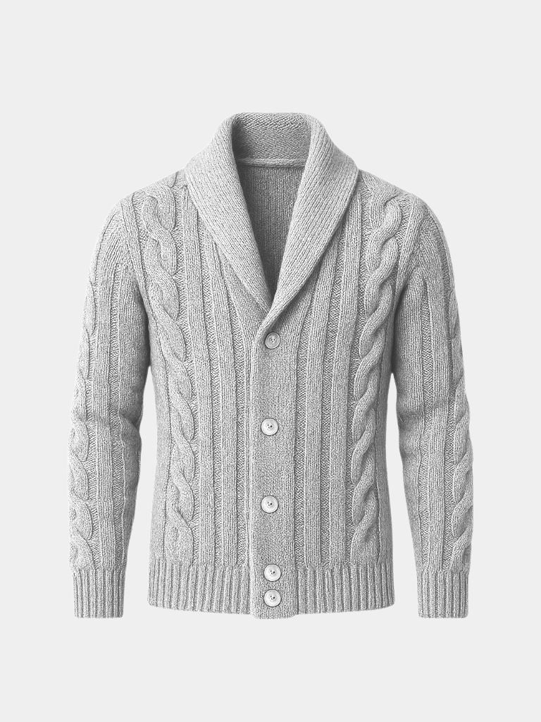 Men's Knitted Cardigan - Crown & Cuff