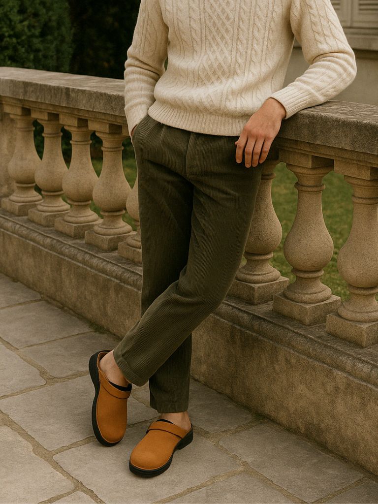 Men´s Leather Clog - Crown & Cuff