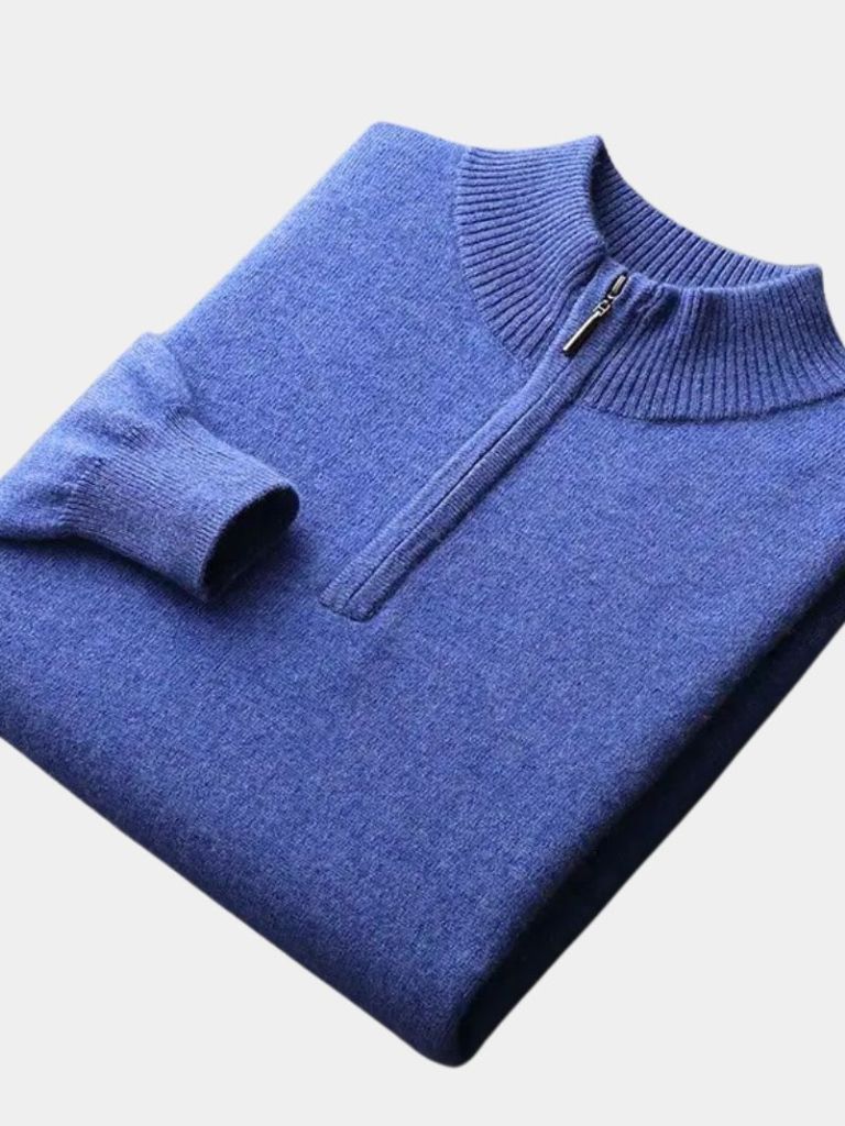 Merino Half Zip Sweater - Crown & Cuff