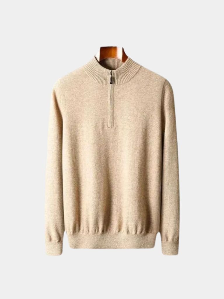 Merino Half Zip Sweater - Crown & Cuff