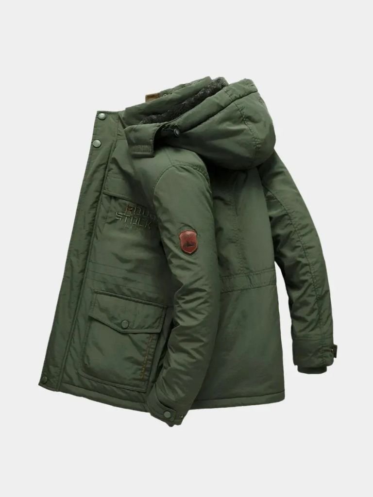 Military Hooded Jacket - Crown & Cuff