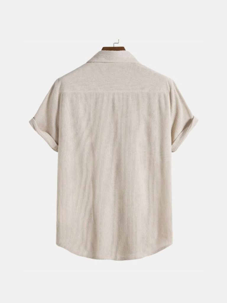 Minimalist Corduroy Shirt - Crown & Cuff