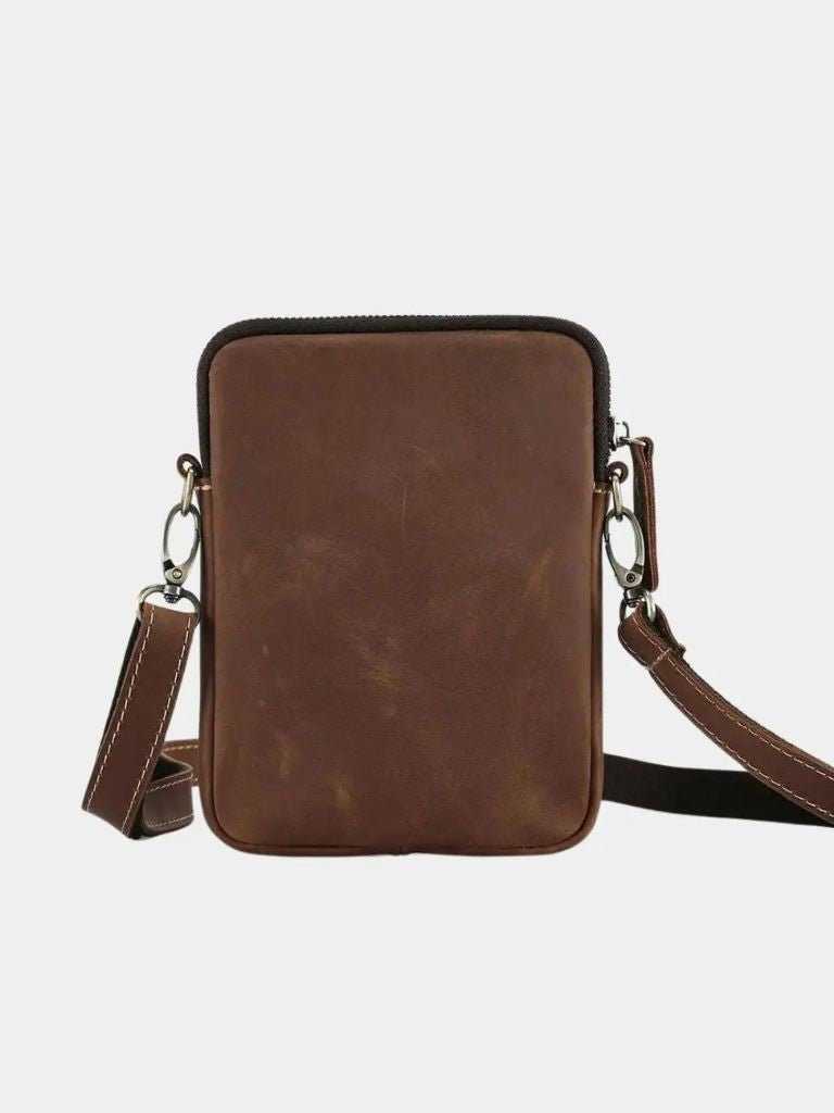 Minimalist Crossbody Leather Bag - Crown & Cuff