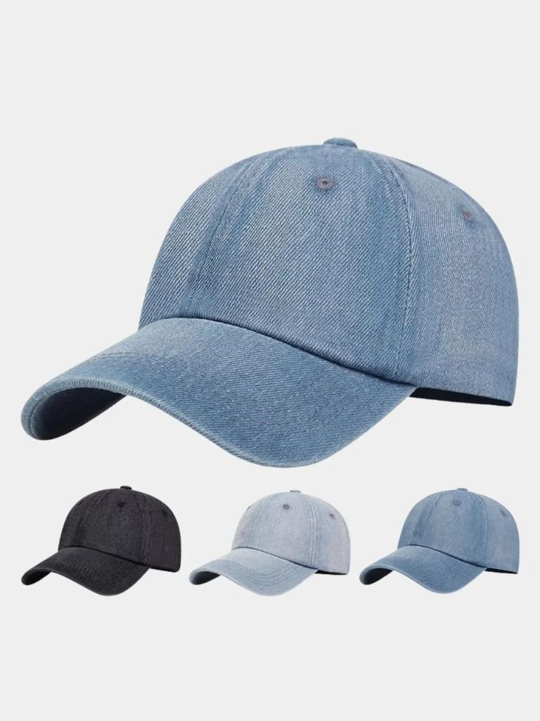 Minimalist Denim Cap - Crown & Cuff