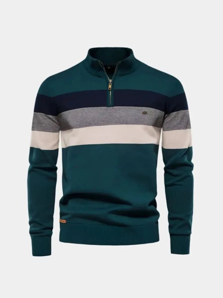 Minimalist High Collar Sweater - Crown & Cuff