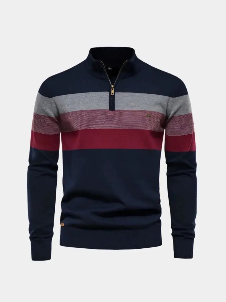 Minimalist High Collar Sweater - Crown & Cuff