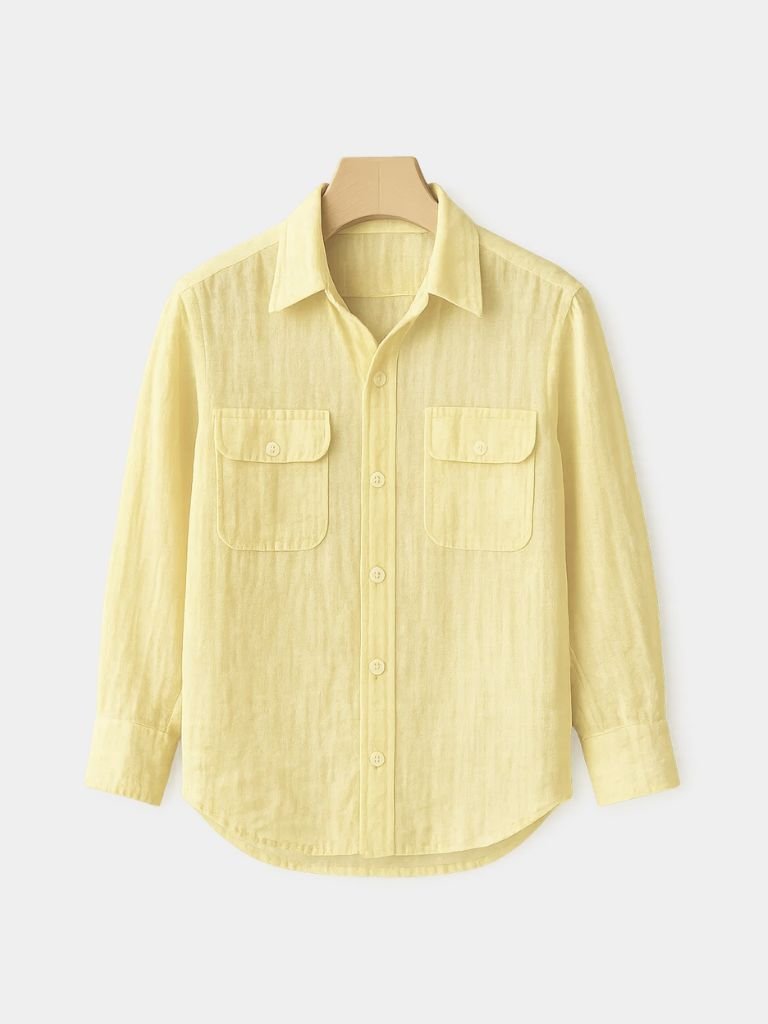 Minimalist Long Sleeve Shirt - Crown & Cuff