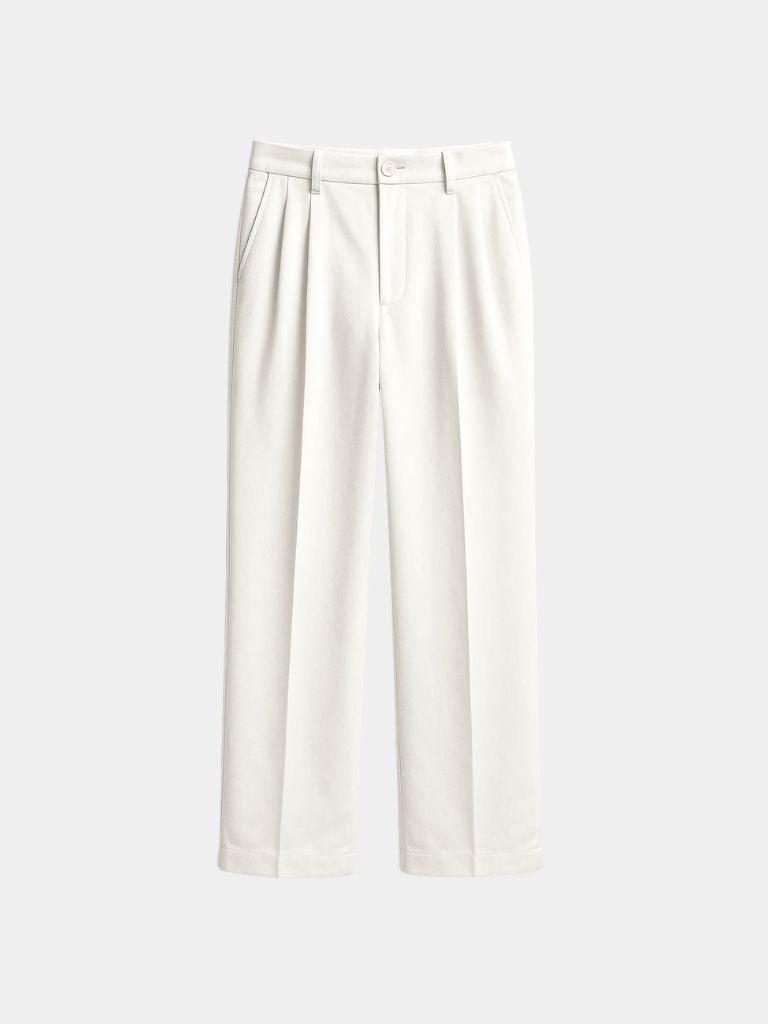 Minimalist Old Money Trousers - Crown & Cuff