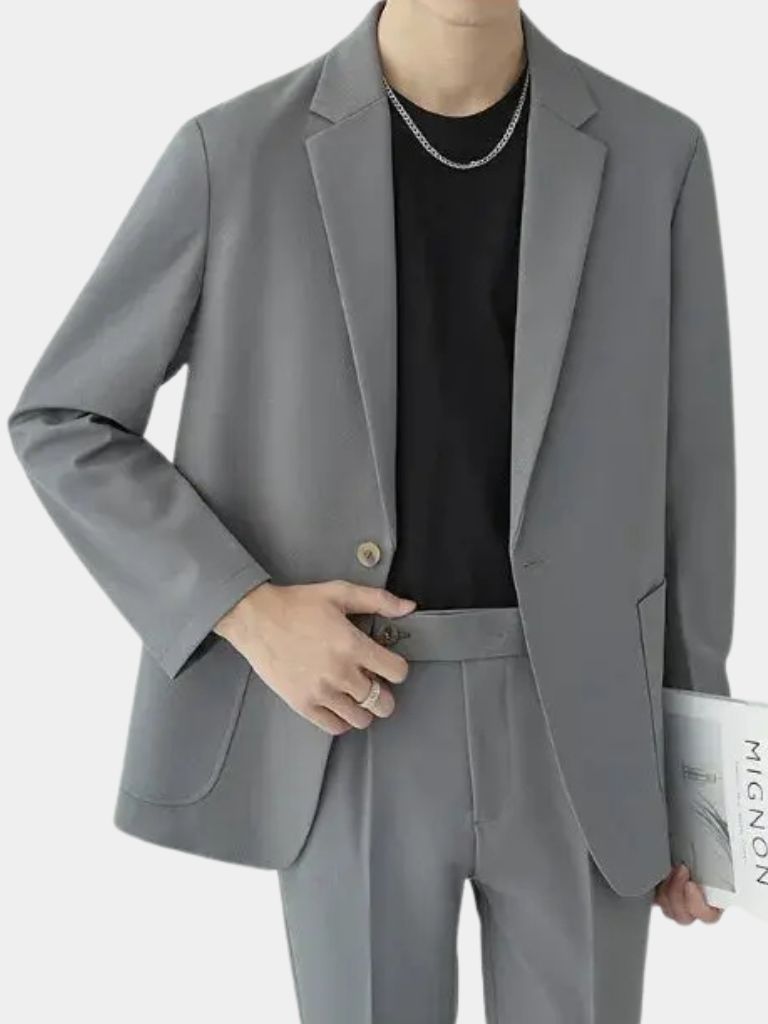 Modern Minimalist Suit Set - Crown & Cuff