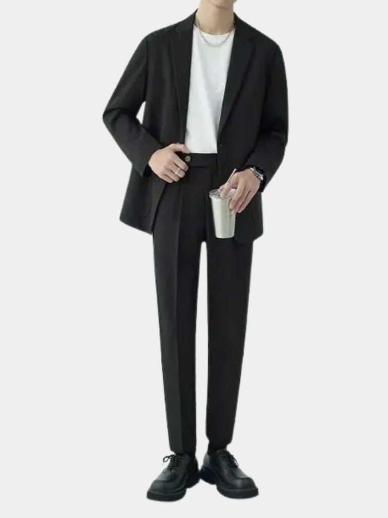 Modern Minimalist Suit Set - Crown & Cuff