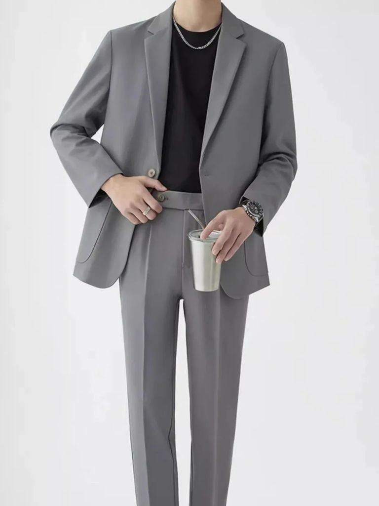 Modern Minimalist Suit Set - Crown & Cuff