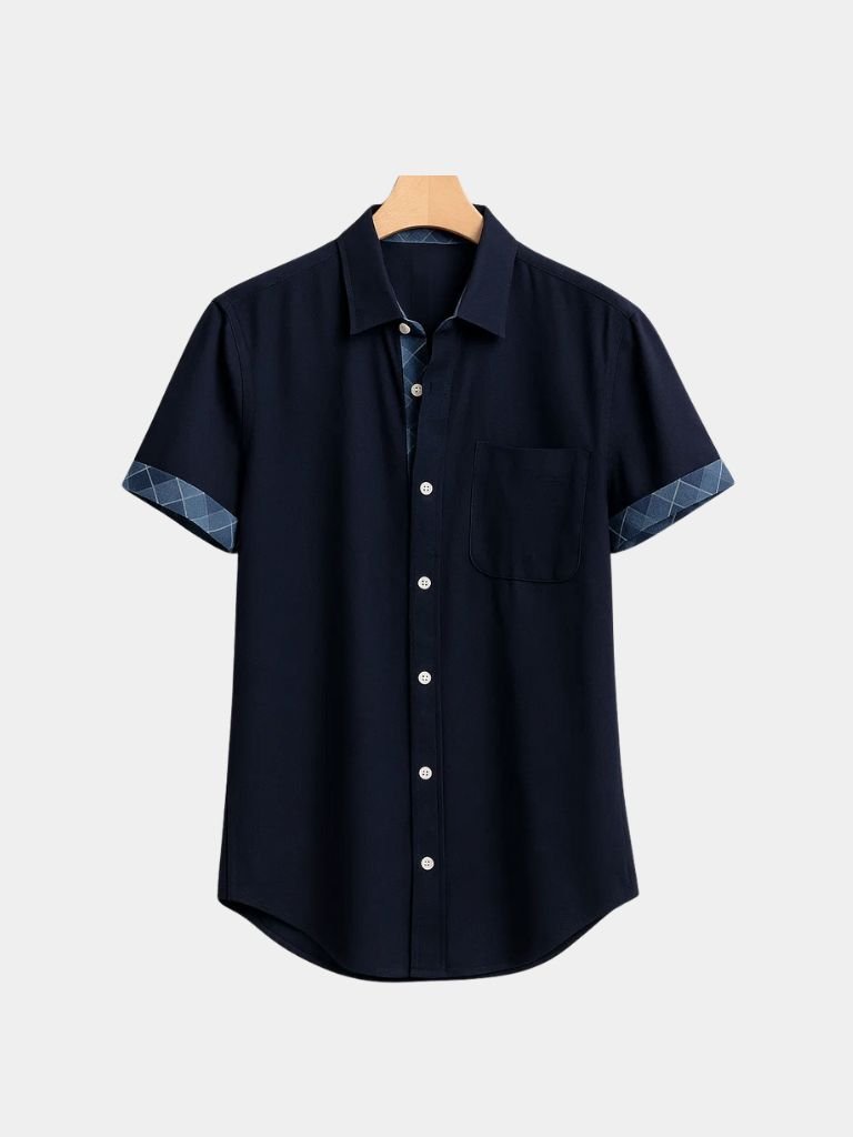 Ocean Detail Casual Shirt - Crown & Cuff