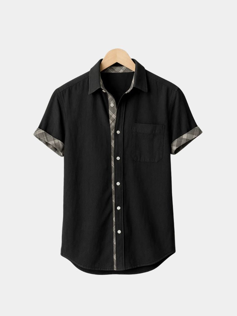 Ocean Detail Casual Shirt - Crown & Cuff