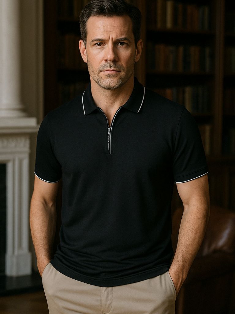 Oxford Midnight Polo - Crown & Cuff