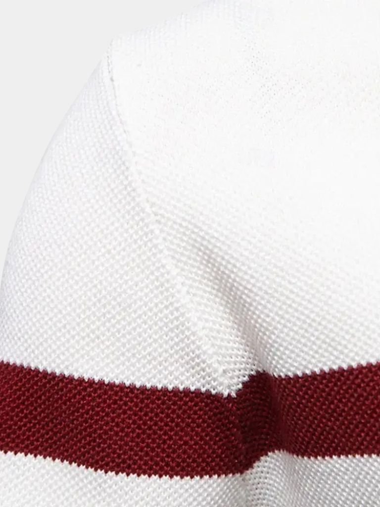 Quarter-Zip Jumper Sweater - Crown & Cuff