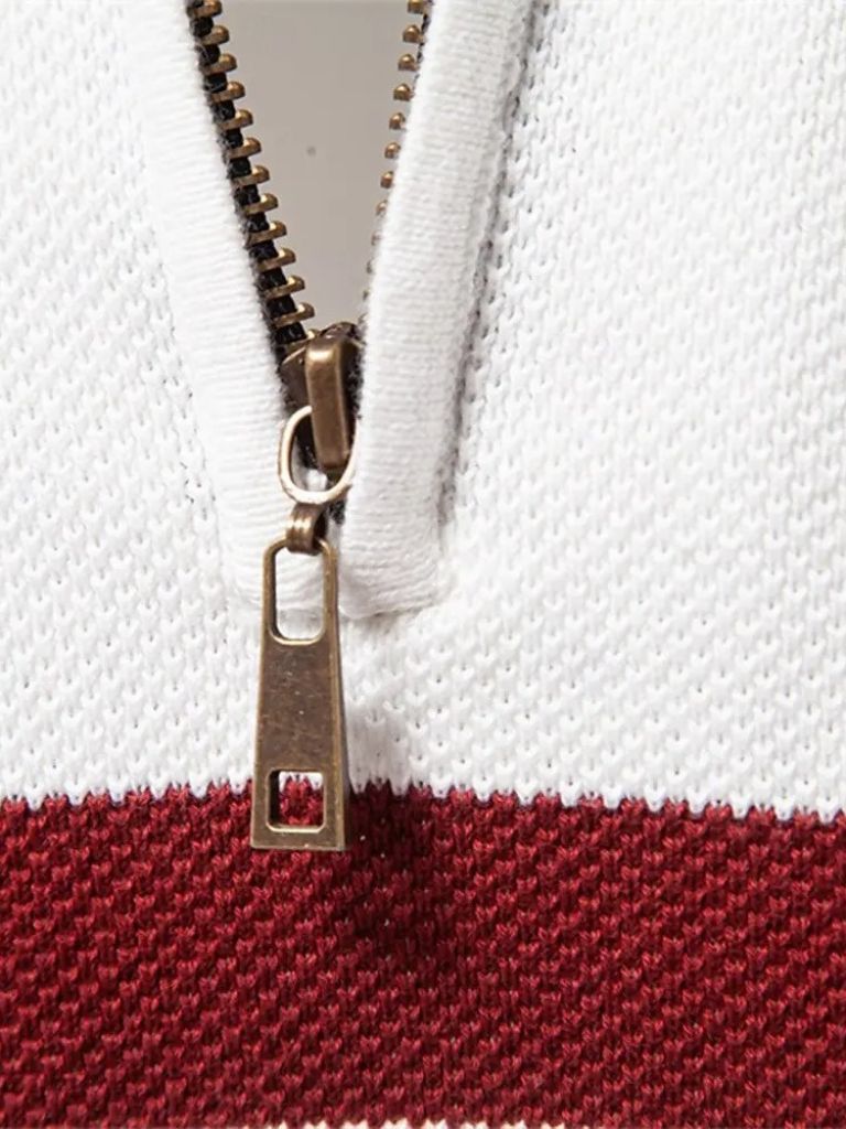 Quarter-Zip Jumper Sweater - Crown & Cuff