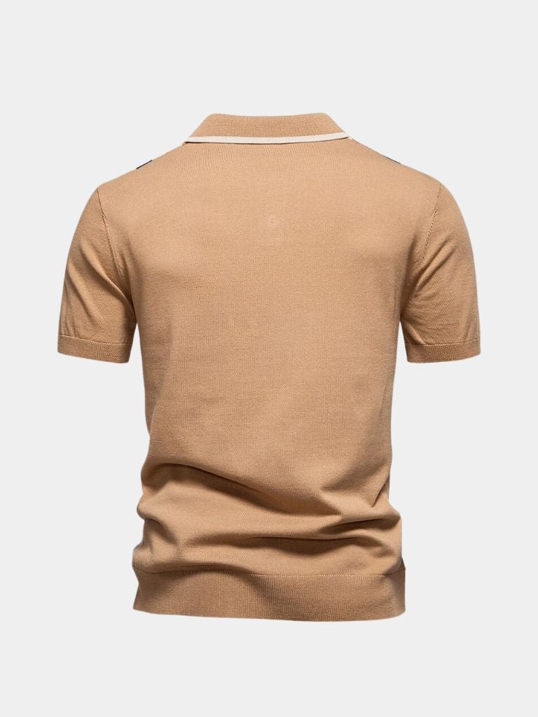 Retro Stripe Polo – Crown & Cuff