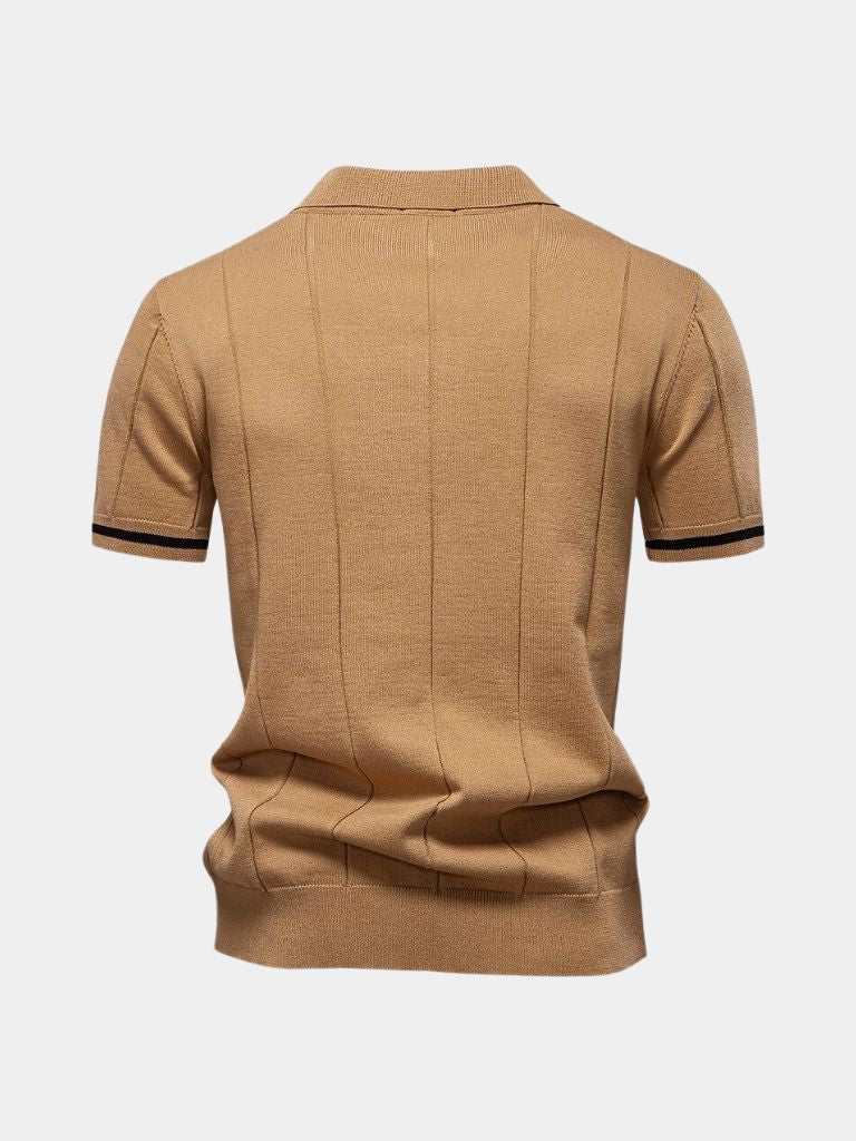 Royal Zip Polo – Crown & Cuff