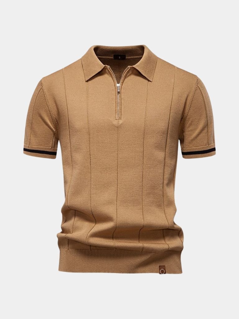 Royal Zip Polo – Crown & Cuff