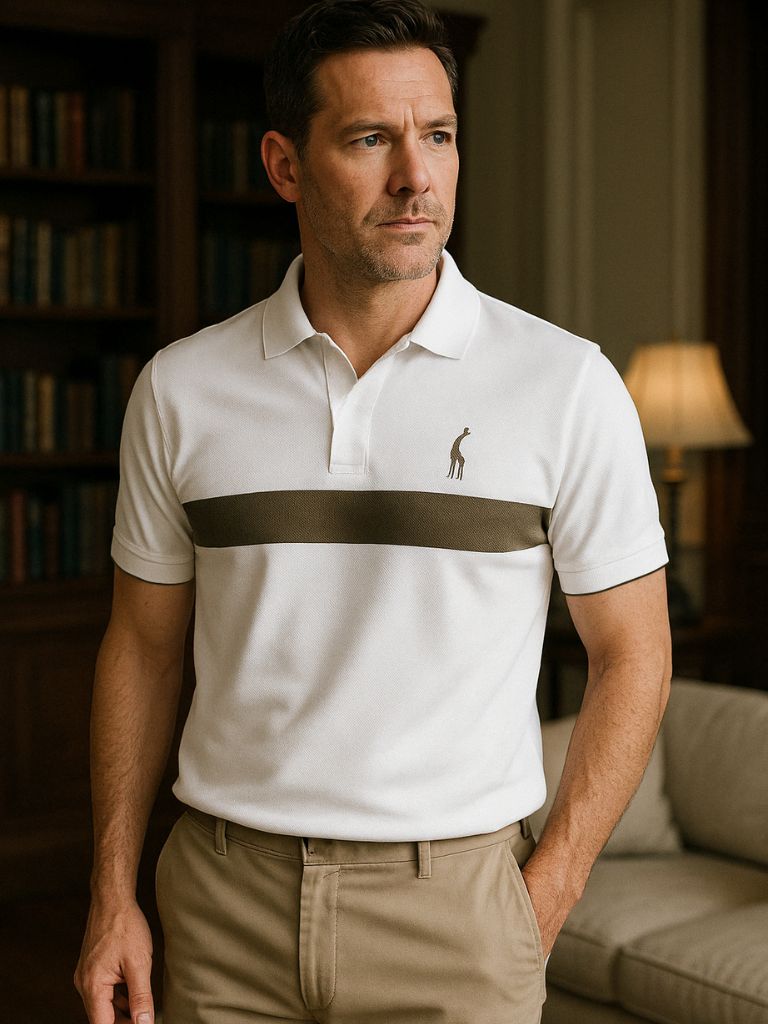 Savanna Stripe Polo – Crown & Cuff