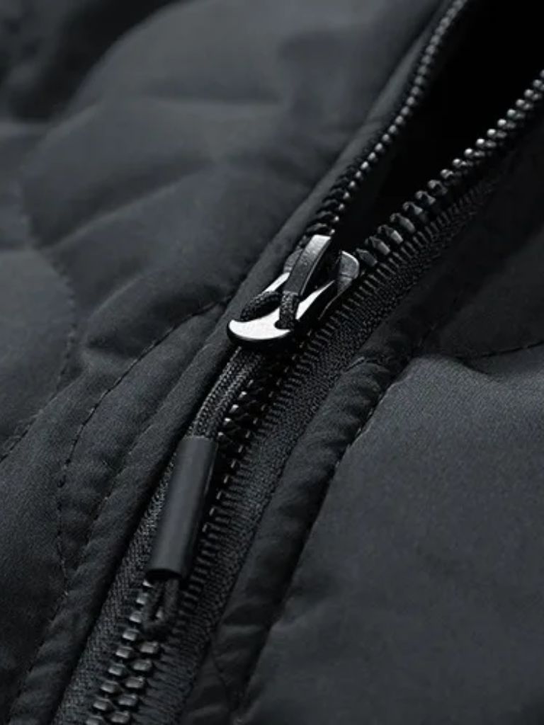Sherpa Sleeves Padded Bomber Jacket - Crown & Cuff