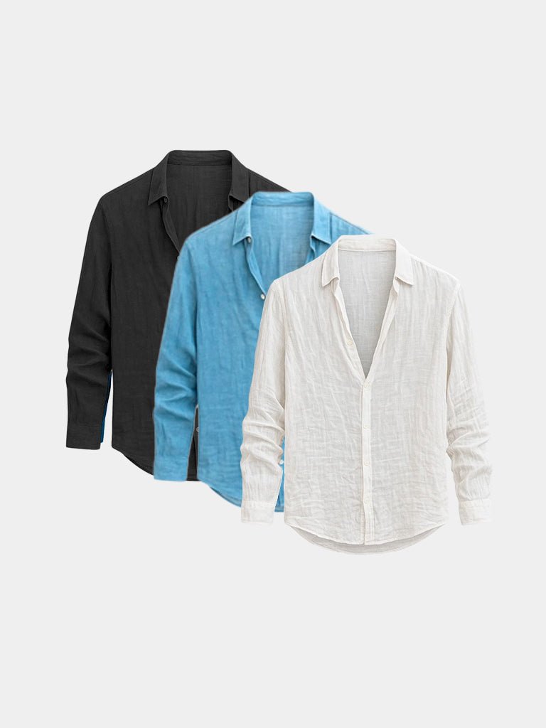 [SPECIAL PACK] Linen Reverie Summer Shirt - Crown & Cuff