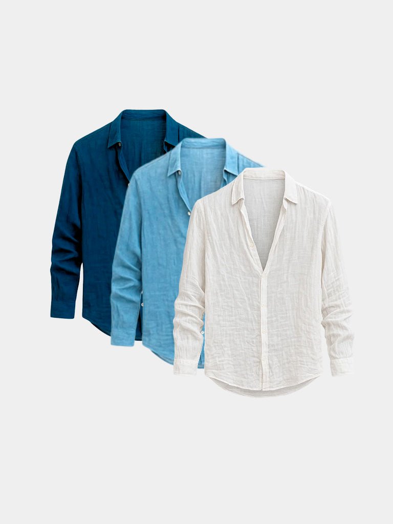 [SPECIAL PACK] Linen Reverie Summer Shirt - Crown & Cuff