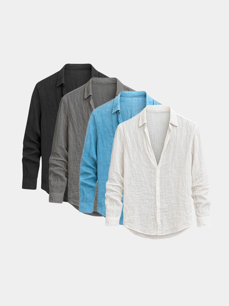 [SPECIAL PACK] Linen Reverie Summer Shirt - Crown & Cuff