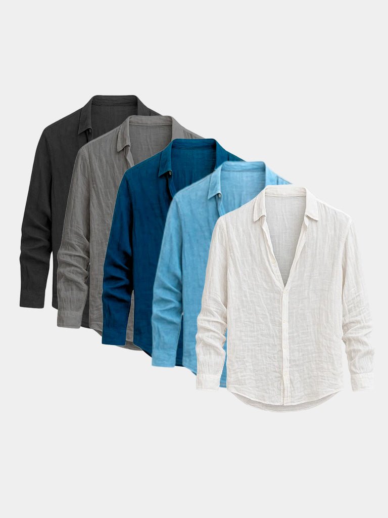 [SPECIAL PACK] Linen Reverie Summer Shirt - Crown & Cuff