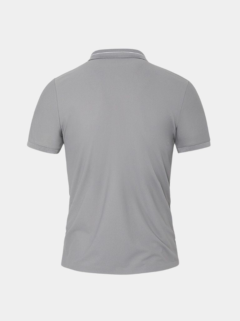 Steel Grey Polo – Crown & Cuff
