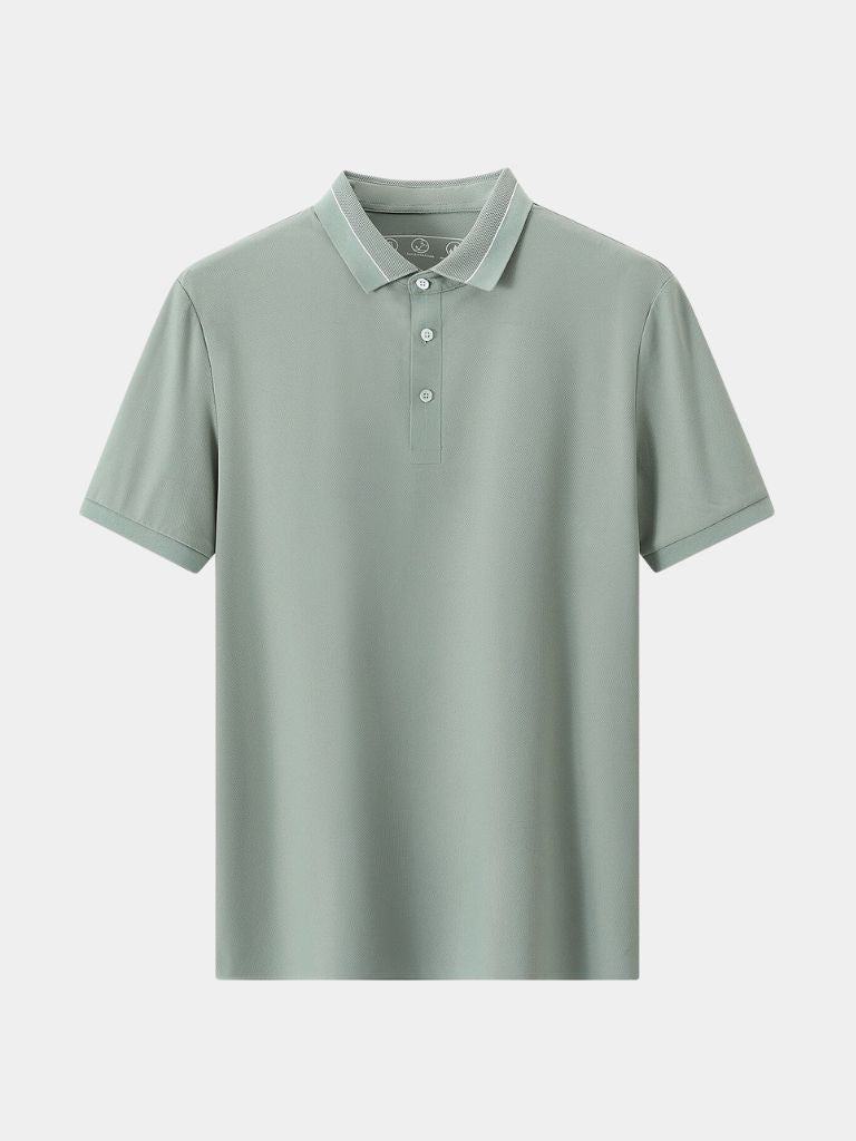 Steel Grey Polo – Crown & Cuff