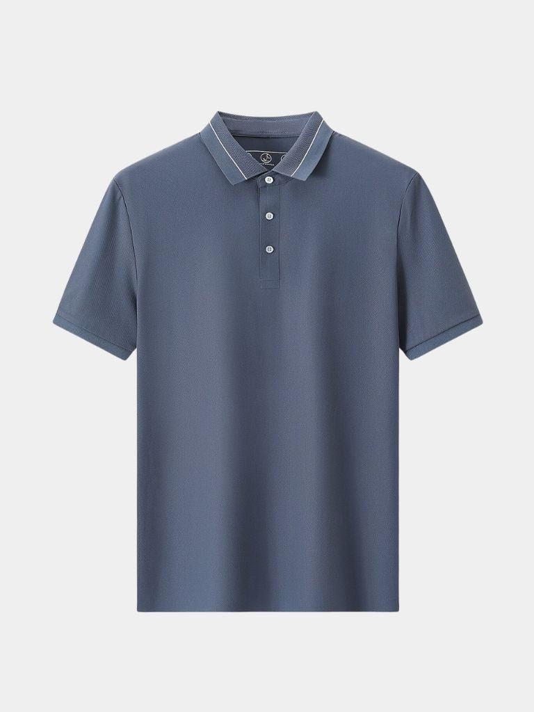 Steel Grey Polo – Crown & Cuff