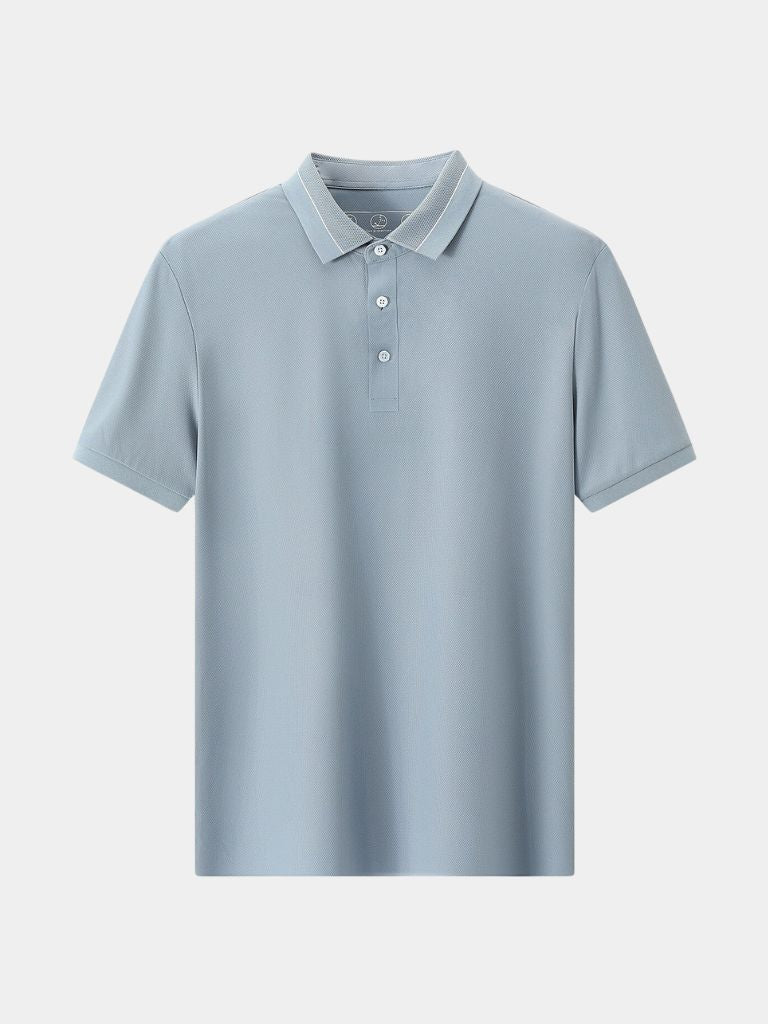 Steel Grey Polo – Crown & Cuff