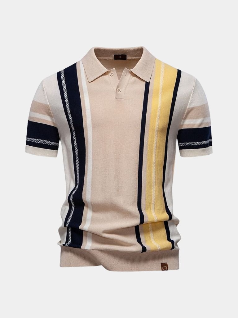Sundown Stripes Polo – Crown & Cuff
