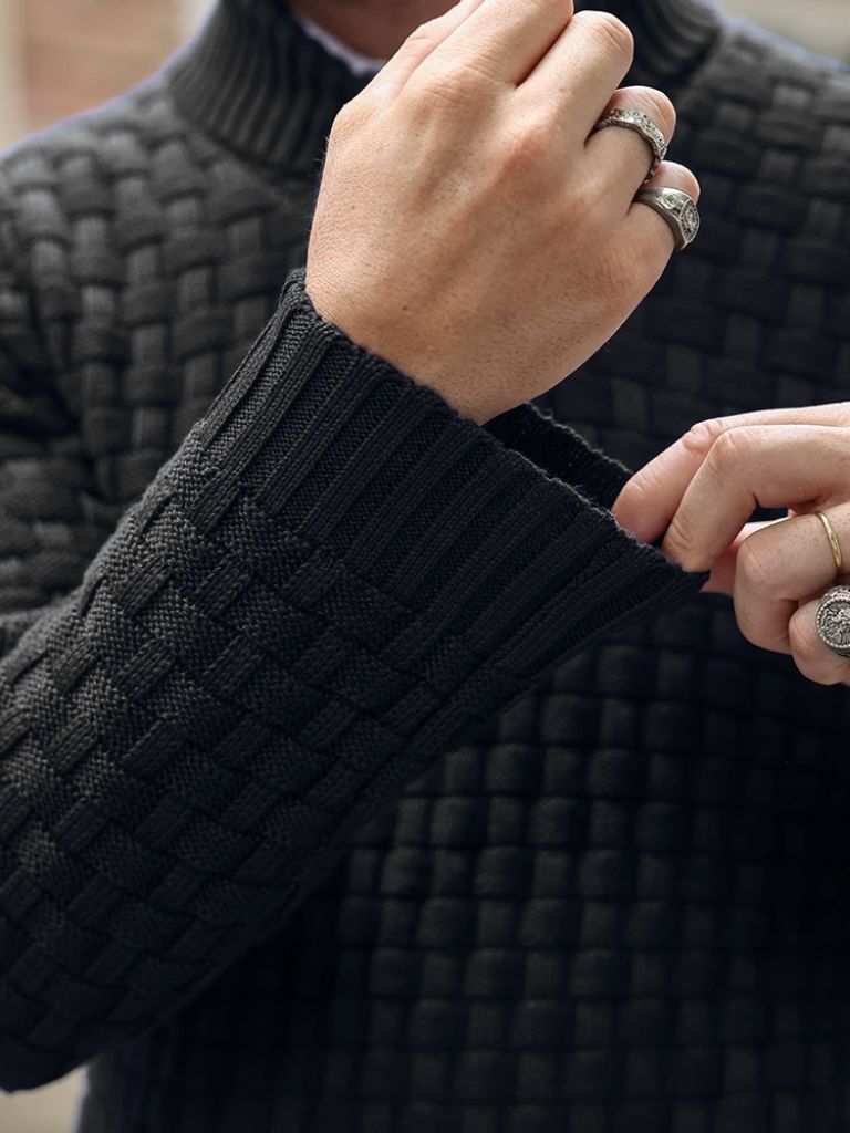 Tailored Knitwear Pullover - Crown & Cuff