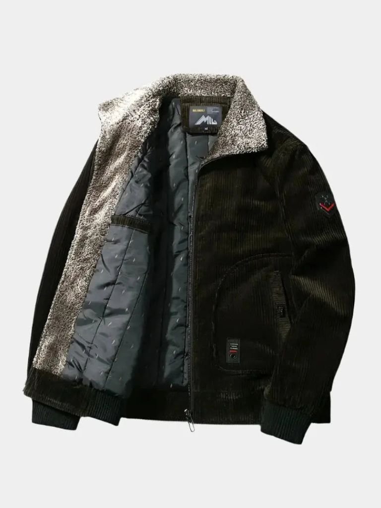 Thermal Windbreaker Corduroy Jacket - Crown & Cuff