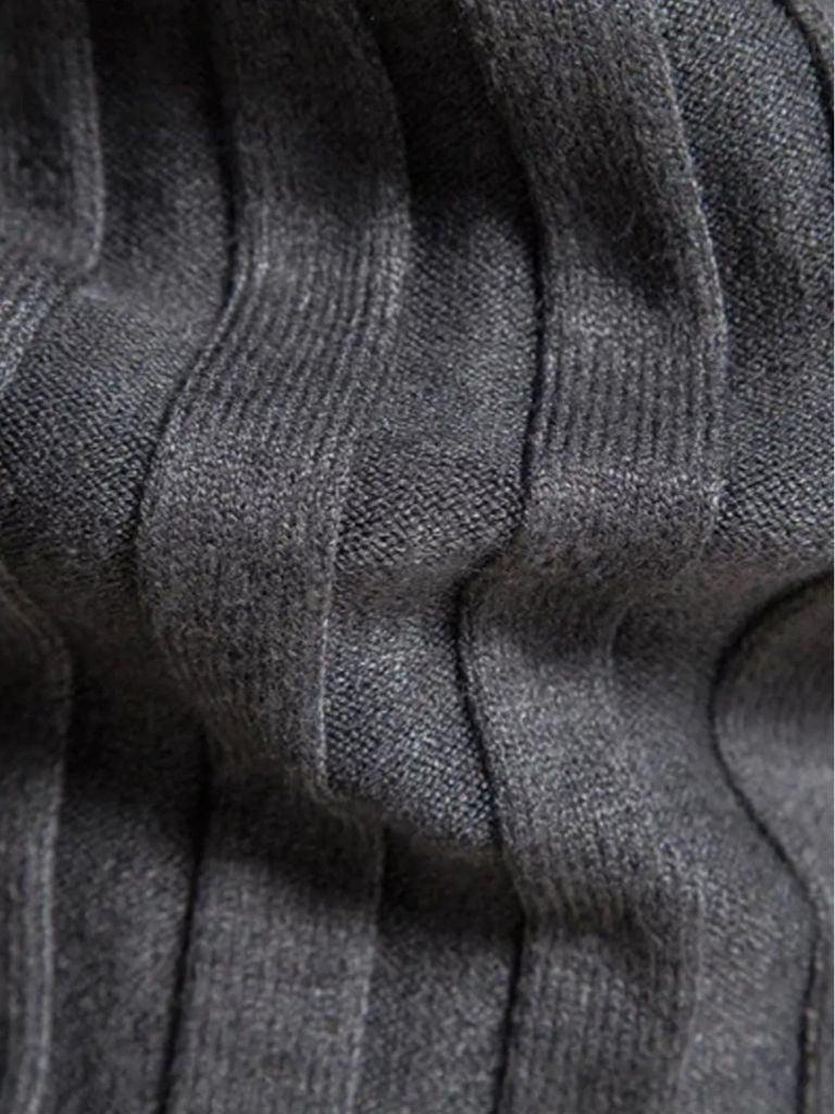 Turtleneck Knitwear Pullover Sweater - Crown & Cuff