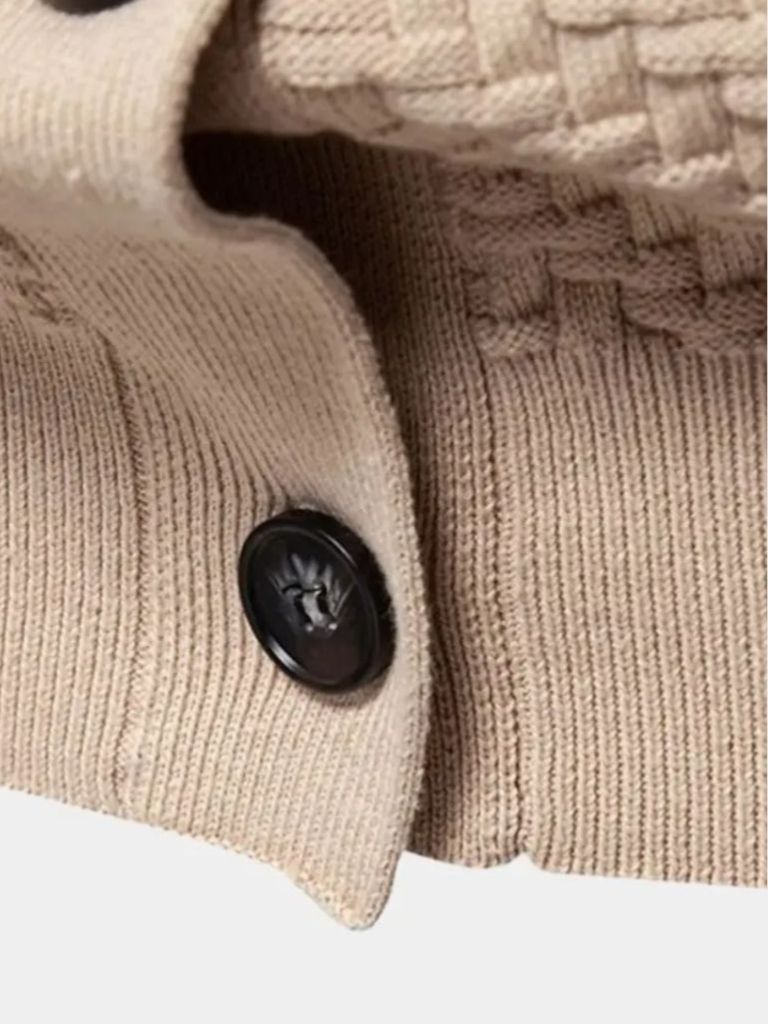 V Neck Knitwear Cardigan - Crown & Cuff