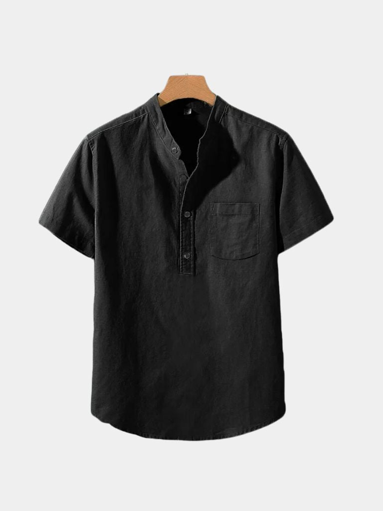 White Wellspring Linen T-Shirt – Crown & Cuff